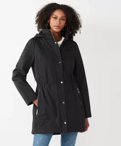 Women's Nine West Fleece-Lined Soft-Shell Jacket