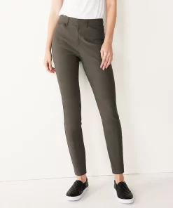 Women's Nine West Slim Ankle Pants -Nine West Sales 4549881 Darkest Hour Gray