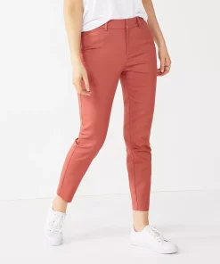 Women's Nine West Slim Ankle Pants -Nine West Sales 4549881 Mauve Jewel
