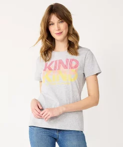 Women's Nine West Crewneck Graphic Tee -Nine West Sales 4646703 Kind Fututre