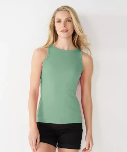 Women's Nine West Ribbed Tank -Nine West Sales 4841430 Chadwick Green