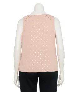 Plus Size Nine West Essential V-Neck Tank -Nine West Sales 4952917 ALT