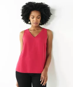 Women's Nine West V-Neck Tank -Nine West Sales 4974987 Sonia Rose
