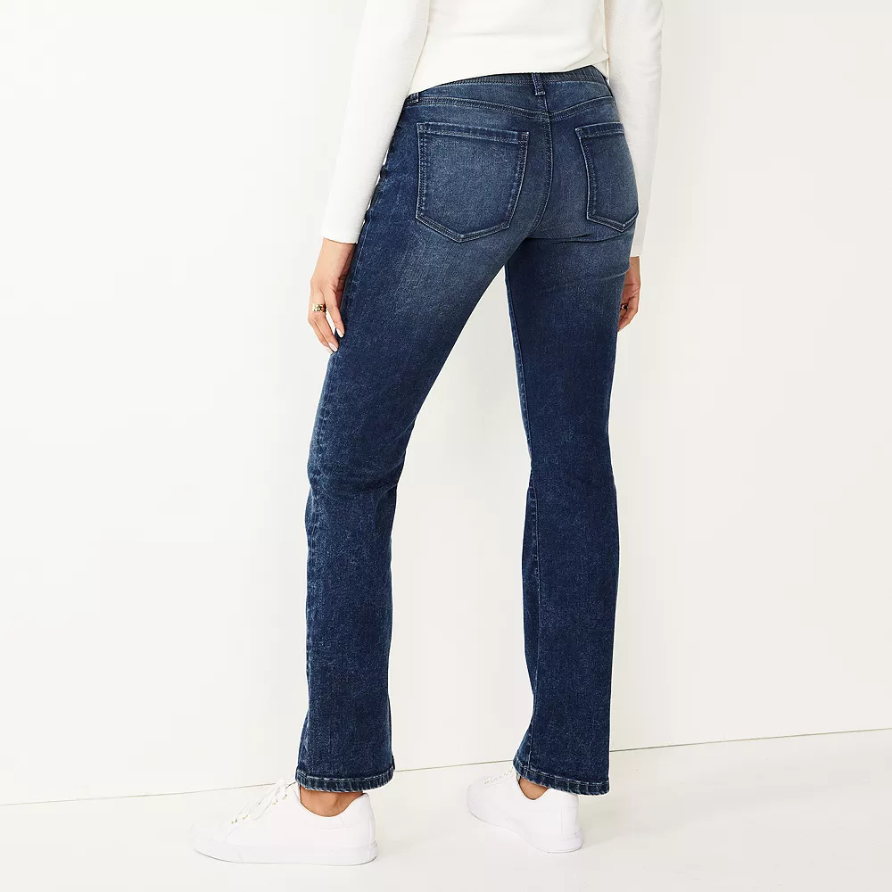 Women's Nine West Curvy Tummy-Control Bootcut Jeans 5 Women's Nine West Curvy Tummy-Control Bootcut Jeans - Image 3