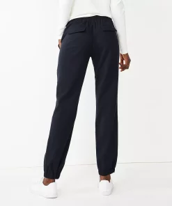 Women's Nine West Elastic-Cuff Relaxed Jogger Pants 18 Women's Nine West Elastic-Cuff Relaxed Jogger Pants -Nine West Sales 5028329 ALT