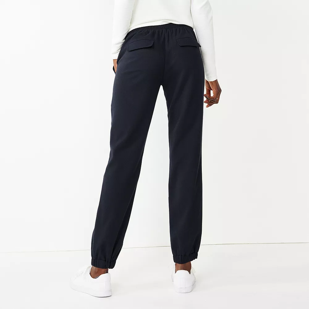 Women's Nine West Elastic-Cuff Relaxed Jogger Pants 10 Women's Nine West Elastic-Cuff Relaxed Jogger Pants - Image 8