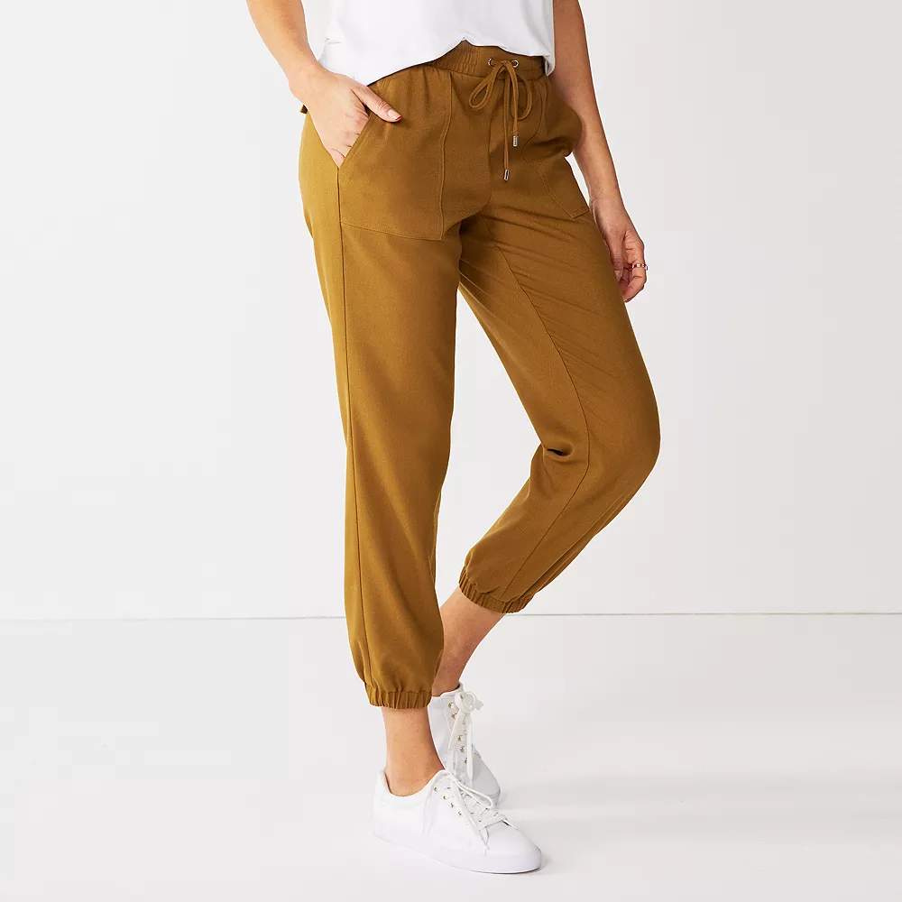Women's Nine West Elastic-Cuff Relaxed Jogger Pants 9 Women's Nine West Elastic-Cuff Relaxed Jogger Pants - Image 7