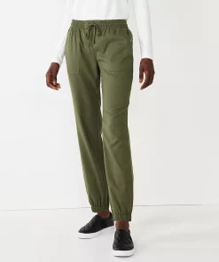 Women's Nine West Elastic-Cuff Relaxed Jogger Pants 14 Women's Nine West Elastic-Cuff Relaxed Jogger Pants -Nine West Sales 5028329 Infantry Olive