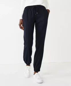 Women's Nine West Elastic-Cuff Relaxed Jogger Pants 13 Women's Nine West Elastic-Cuff Relaxed Jogger Pants -Nine West Sales 5028329 Mineral Black