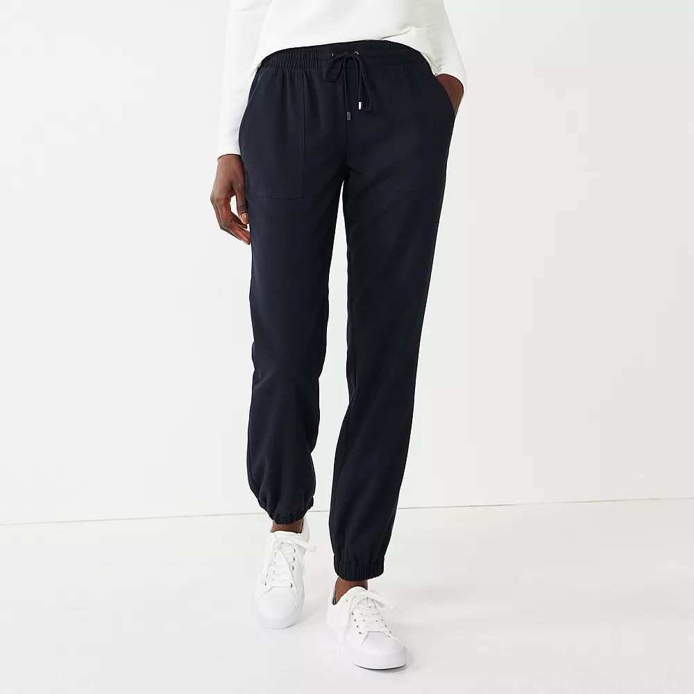 Women's Nine West Elastic-Cuff Relaxed Jogger Pants 5 Women's Nine West Elastic-Cuff Relaxed Jogger Pants - Image 3