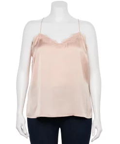 Plus Size Nine West V-Neck Camisole