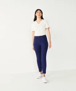 Nine West Sales 13 Petite Nine West Slim-Cut Ankle Pants