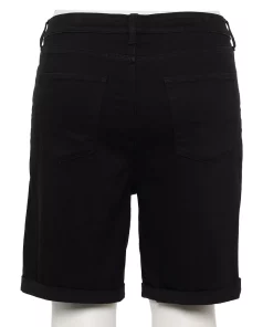 Plus Size Nine West Slimming Pocket Bermuda Shorts -Nine West Sales 5214366 ALT