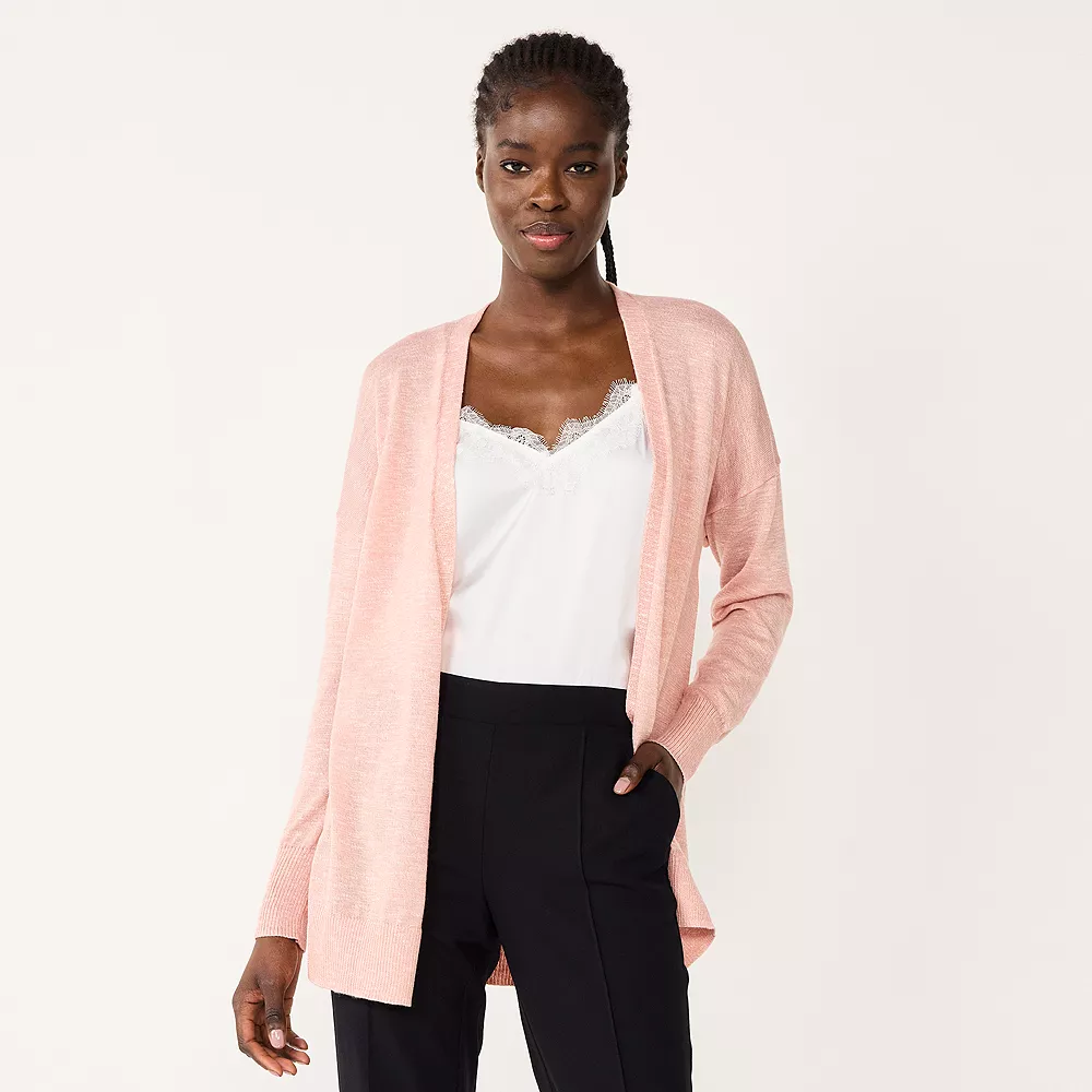 Women's Nine West Essential Lightweight Cardigan 12 Women's Nine West Essential Lightweight Cardigan - Image 10