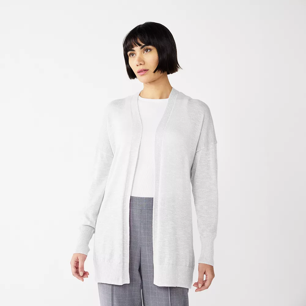 Women's Nine West Essential Lightweight Cardigan 8 Women's Nine West Essential Lightweight Cardigan - Image 6