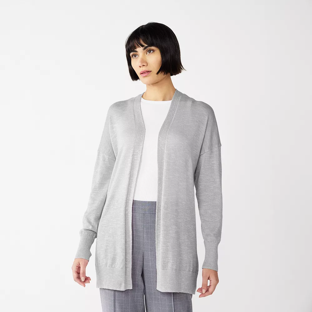 Women's Nine West Essential Lightweight Cardigan 3 Women's Nine West Essential Lightweight Cardigan