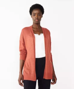 Women's Nine West Essential Lightweight Cardigan 20 Women's Nine West Essential Lightweight Cardigan -Nine West Sales 5234642 Mauve Jewel