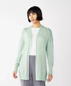 Women's Nine West Essential Lightweight Cardigan 19 Women's Nine West Essential Lightweight Cardigan -Nine West Sales 5234642 Mint Virtue