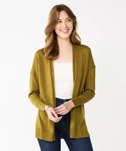 Women's Nine West Essential Lightweight Cardigan 22 Women's Nine West Essential Lightweight Cardigan -Nine West Sales 5234642 Sergio Olive