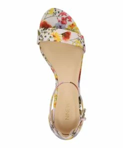 Nine West Sandy Women's Block Heel Dress Sandals -Nine West Sales 5236834 ALT3