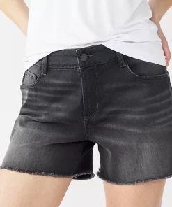 Women's Nine West Slimming Pocket Shorts -Nine West Sales 5242666 Medium Black