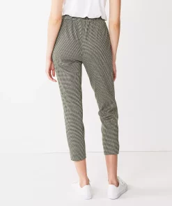 Women's Nine West Curvy Relaxed Pintucked Crop Pants -Nine West Sales 5245416 ALT