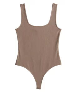 Women's Nine West Rib Scoopneck Tank Bodysuit -Nine West Sales 5288302 ALT5