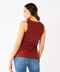 Women's Nine West Ruched Side Tank -Nine West Sales 5493872 ALT