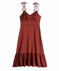 Women's Nine West Strappy Empire Midi Dress -Nine West Sales 5516624 ALT5