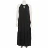 Plus Size Nine West Tiered Peasant Maxi Dress -Nine West Sales 5542044 Mineral Black