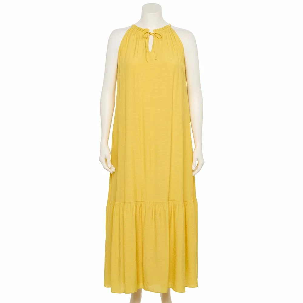 Plus Size Nine West Tiered Peasant Maxi Dress 6 Plus Size Nine West Tiered Peasant Maxi Dress - Image 4