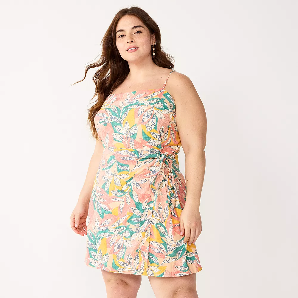 Plus Size Nine West Gathered Side-Tie Sheath Dress 4 Plus Size Nine West Gathered Side-Tie Sheath Dress - Image 2