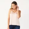 Petite Nine West Lace V-Neck Camisole -Nine West Sales 5569372 Faint Whisper