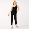 Women's Nine West Sweetheart Tapered Jumpsuit -Nine West Sales 5578686 Mineral Black
