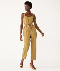 Women's Nine West Sweetheart Tapered Jumpsuit -Nine West Sales 5578686 Sergio Olive