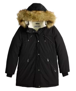 Women's Nine West Sherpa Trim Parka Coat 11 Women's Nine West Sherpa Trim Parka Coat -Nine West Sales 5578773 ALT5