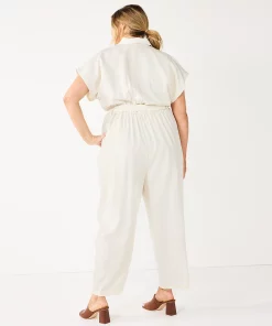 Plus Size Nine West Utility Jumpsuit 7 Plus Size Nine West Utility Jumpsuit -Nine West Sales 5579911 ALT