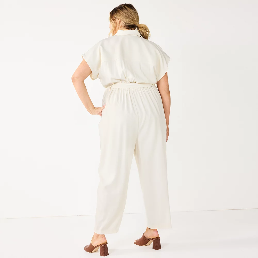 Plus Size Nine West Utility Jumpsuit 5 Plus Size Nine West Utility Jumpsuit - Image 3