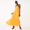 Women's Nine West One-Shoulder Smocked Maxi Dress -Nine West Sales 5580581 Liquid Gold