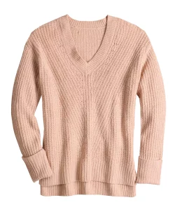 Women's Nine West Stitch Front V-Neck Sweater 23 Women's Nine West Stitch Front V-Neck Sweater -Nine West Sales 5585833 ALT5