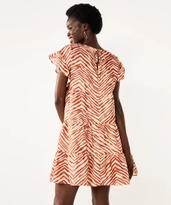 Women's Nine West Tiered Dolman-Sleeve Babydoll Dress -Nine West Sales 5613649 ALT