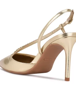 Nine West Gisha Women's Chain Link High Heel Dress Pumps 15 Nine West Gisha Women's Chain Link High Heel Dress Pumps -Nine West Sales 5618718 ALT4