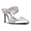 Nine West Greet Women's Rhinestone High Heels -Nine West Sales 5618720 Silver Crystal