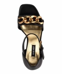 Nine West Jerri Women's Chain Link Dress Sandals 14 Nine West Jerri Women's Chain Link Dress Sandals -Nine West Sales 5618724 ALT3