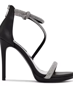 Nine West Lavern Women's Strappy Rhinestone Dress Sandals 11 Nine West Lavern Women's Strappy Rhinestone Dress Sandals -Nine West Sales 5618726 ALT