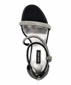 Nine West Lavern Women's Strappy Rhinestone Dress Sandals 13 Nine West Lavern Women's Strappy Rhinestone Dress Sandals -Nine West Sales 5618726 ALT3