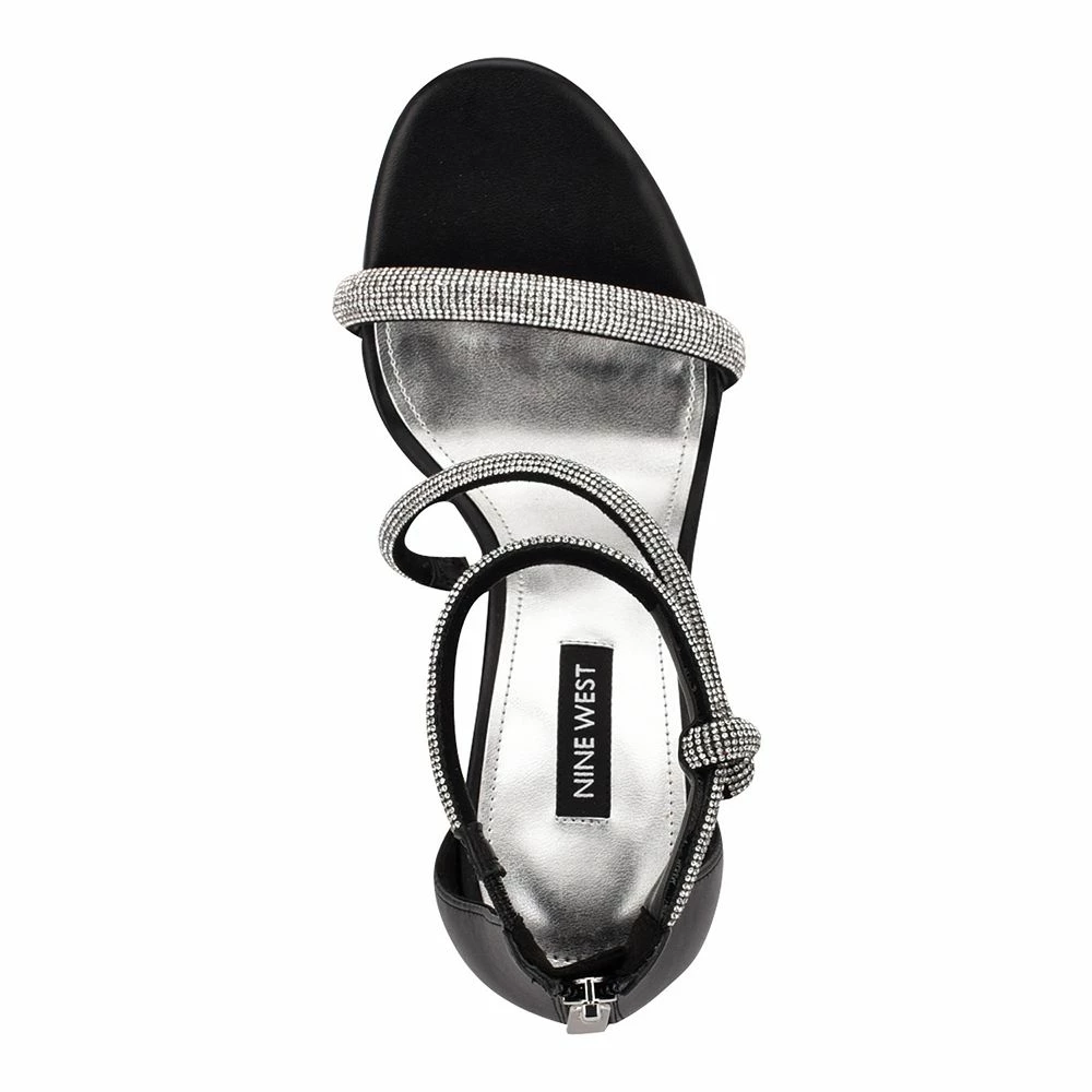 Nine West Lavern Women's Strappy Rhinestone Dress Sandals 7 Nine West Lavern Women's Strappy Rhinestone Dress Sandals - Image 6
