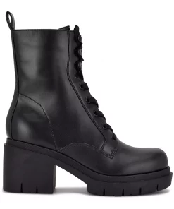 Nine West Juna Women's Combat Boots -Nine West Sales 5623218 ALT