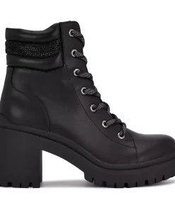 Nine West Quona Women's Combat Boots -Nine West Sales 5625090 ALT
