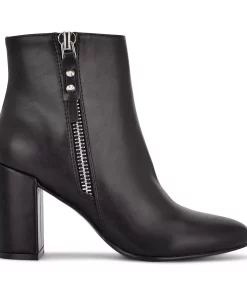 Nine West Trike Women's Block Heel Ankle Boots -Nine West Sales 5625101 ALT